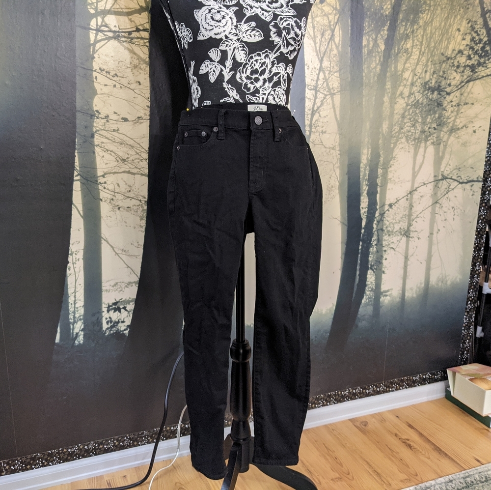 Black J Crew Toothpick Jeans